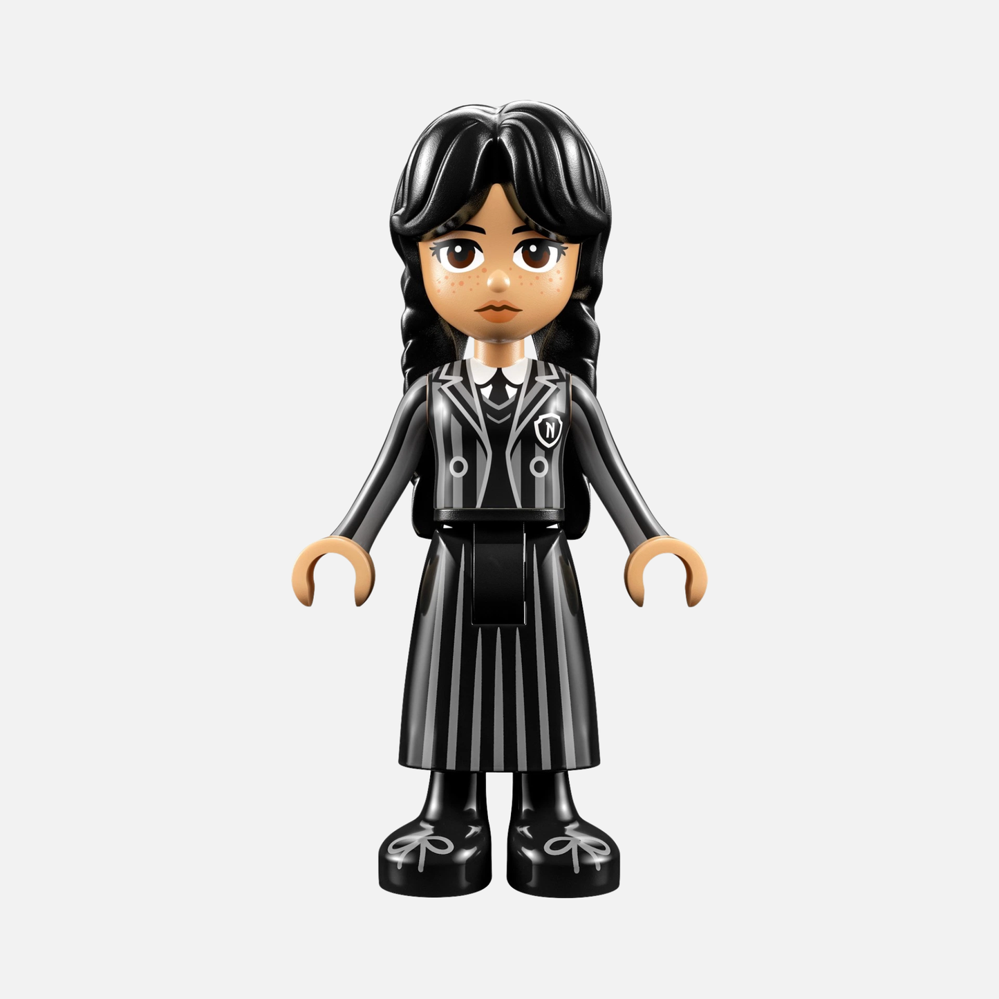 Wednesday Addams - LEGO Minifigure (Friends)