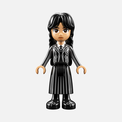 Wednesday Addams - LEGO Minifigure (Friends)
