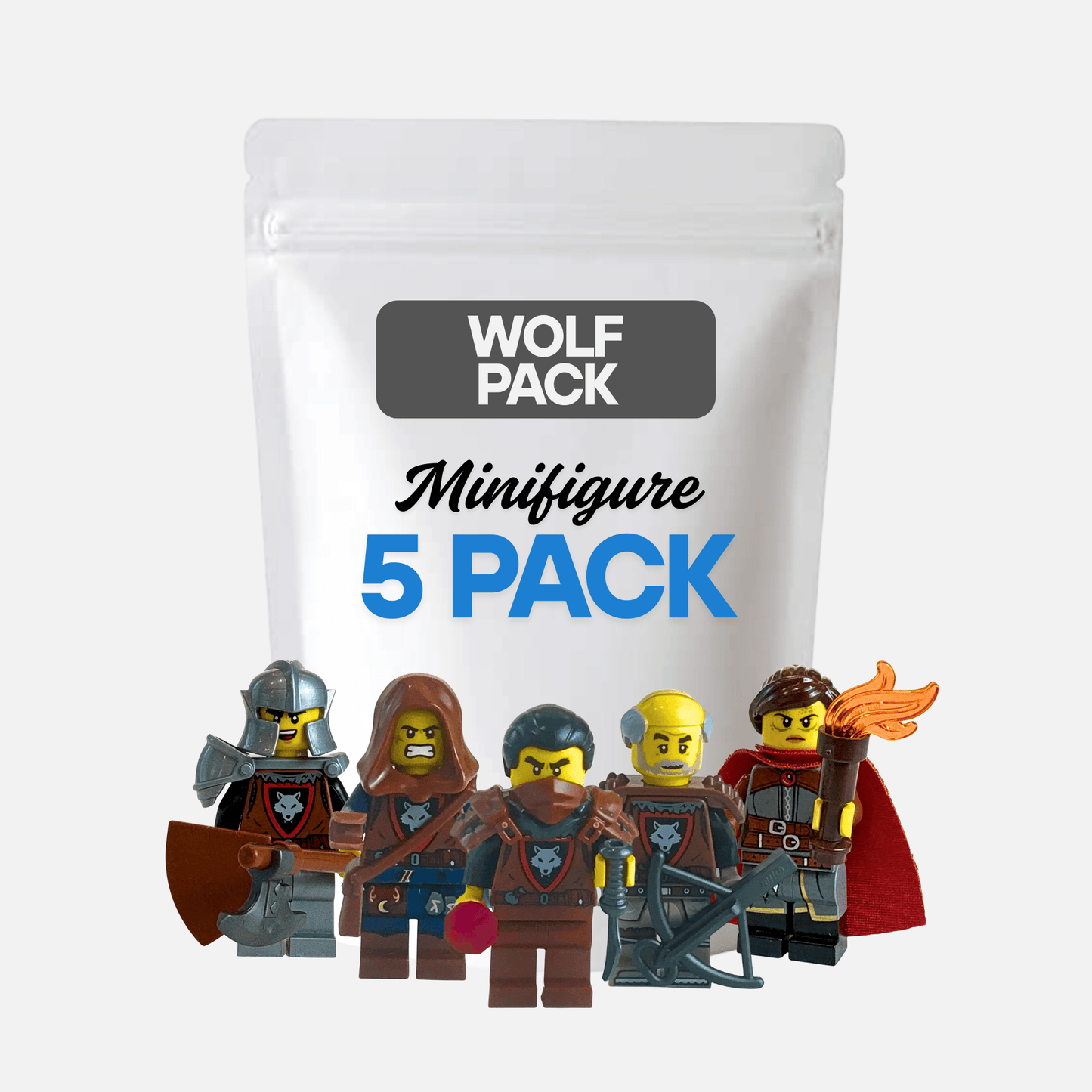 Wolf Pack - Castle Mystery LEGO Minifigures - 5 Pack